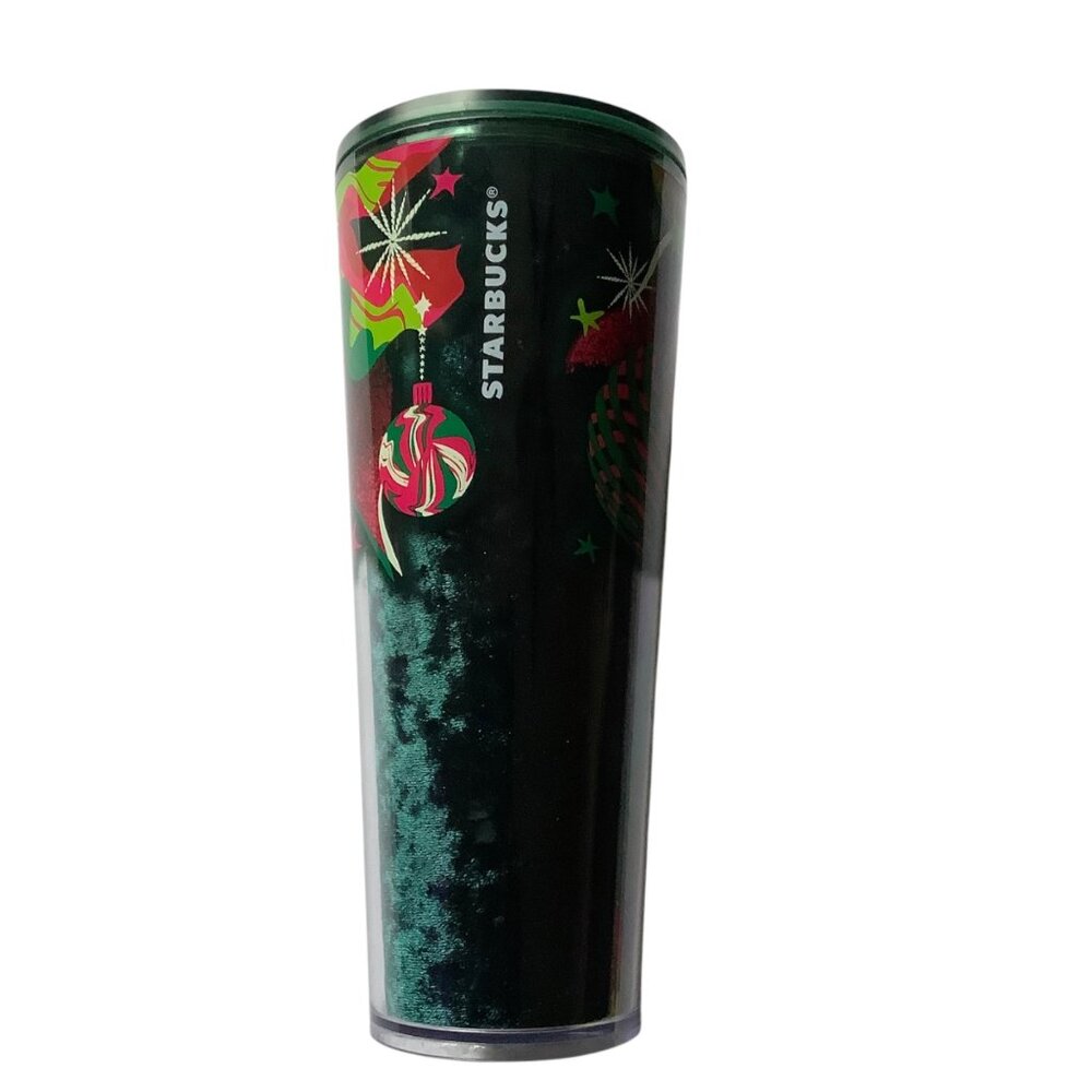 Starbucks 24 Oz Christmas Holiday Ornament Tumbler Cup‎ NO STRAW NEW